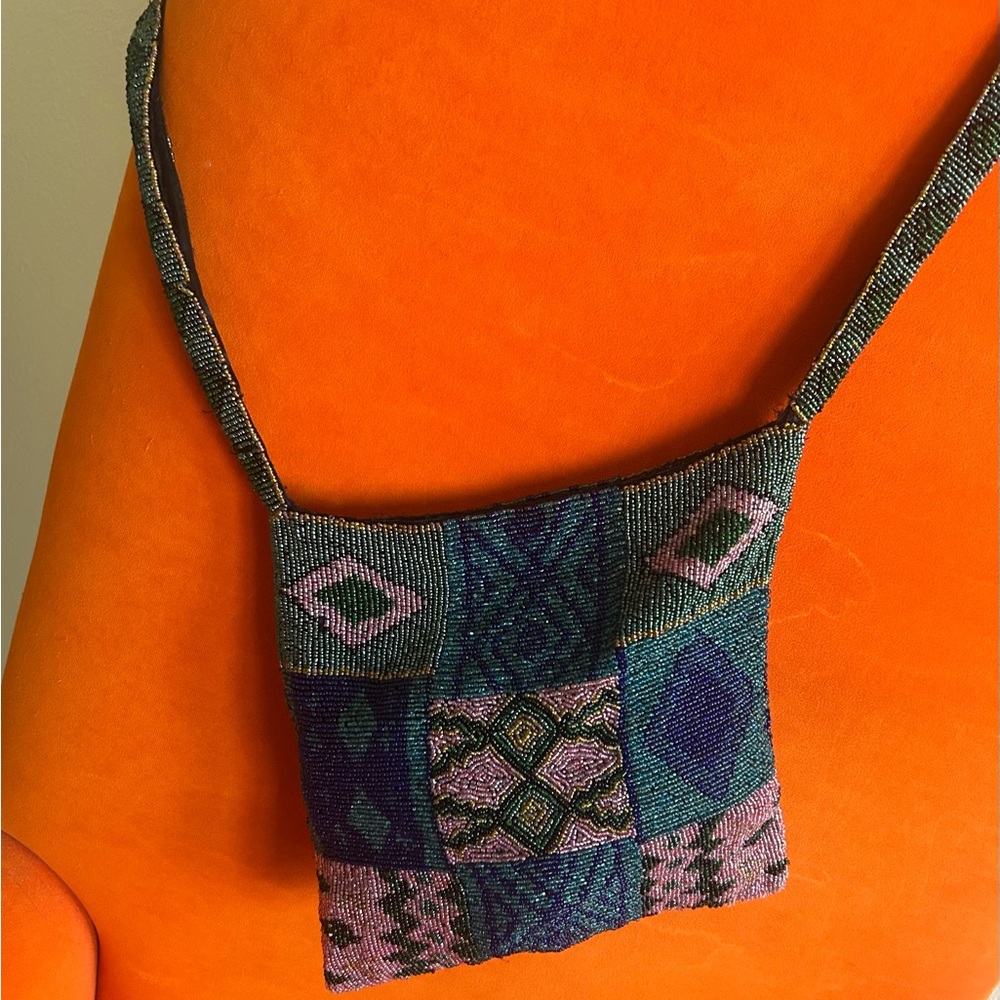 Beautiful Bloomingdale’s Multicolor Crossbody Bag… - image 5